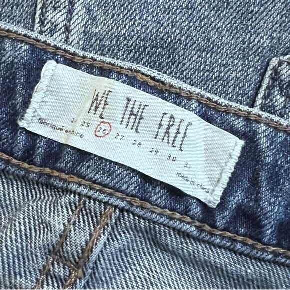 Free People We The Free Zip It Up Raw Hem Skirt Size 26 - Picture 6 of 6